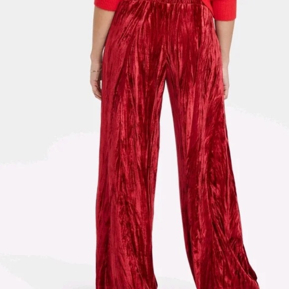 Women's High-Rise Wide Leg Velvet Pull-On
Pants
Small - Picture 3 of 5